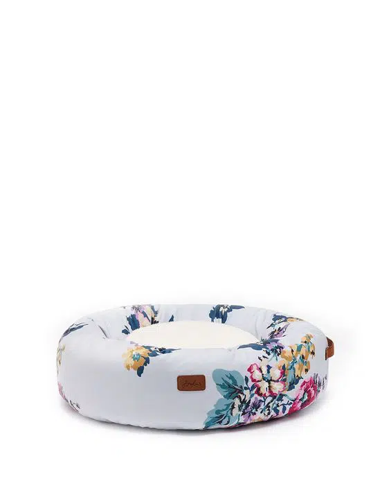 Joules Floral Donut Pet Bed Mooch Pets